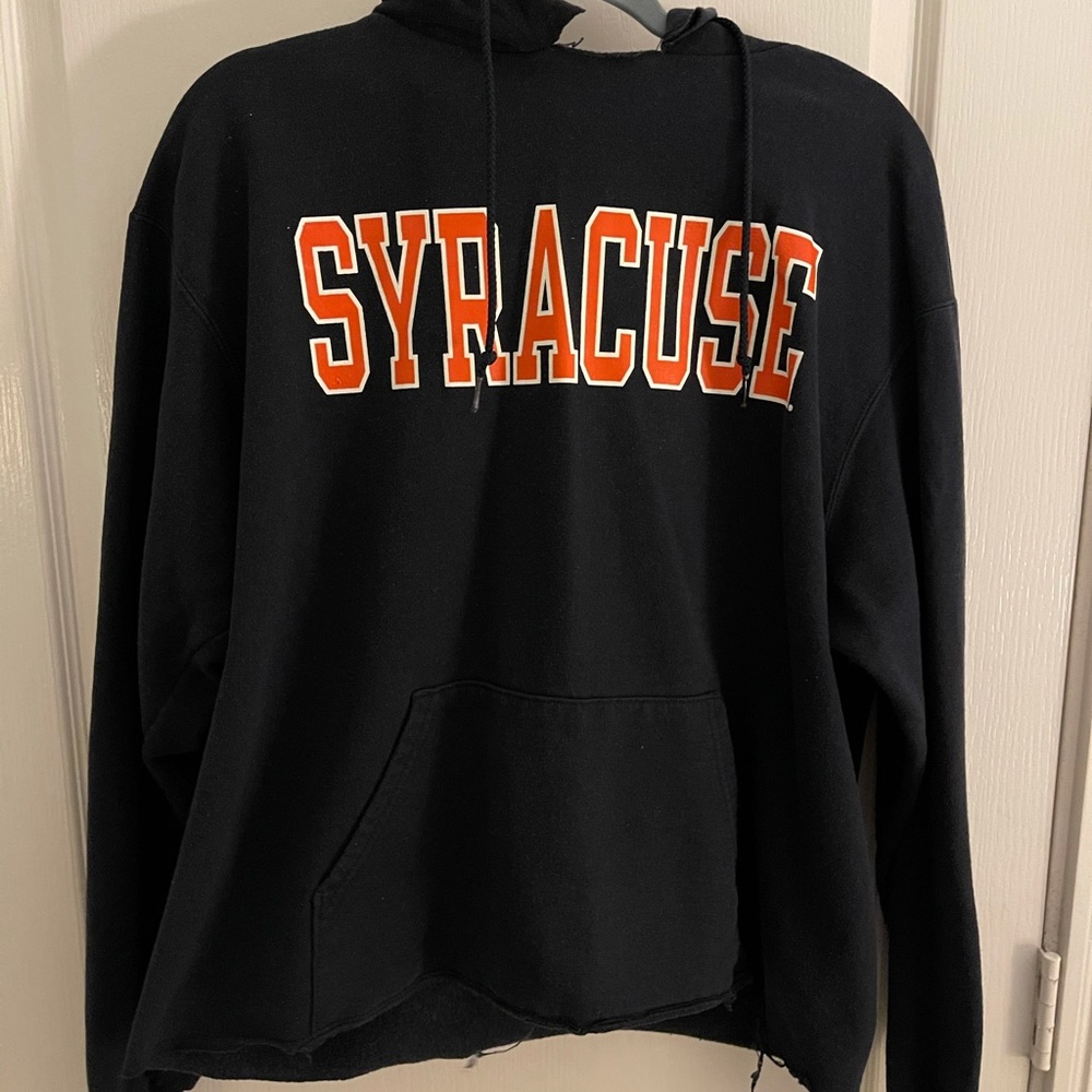 Large champion Syracuse sweatshirt hoodie cut